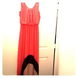 Coral Maxi Dress